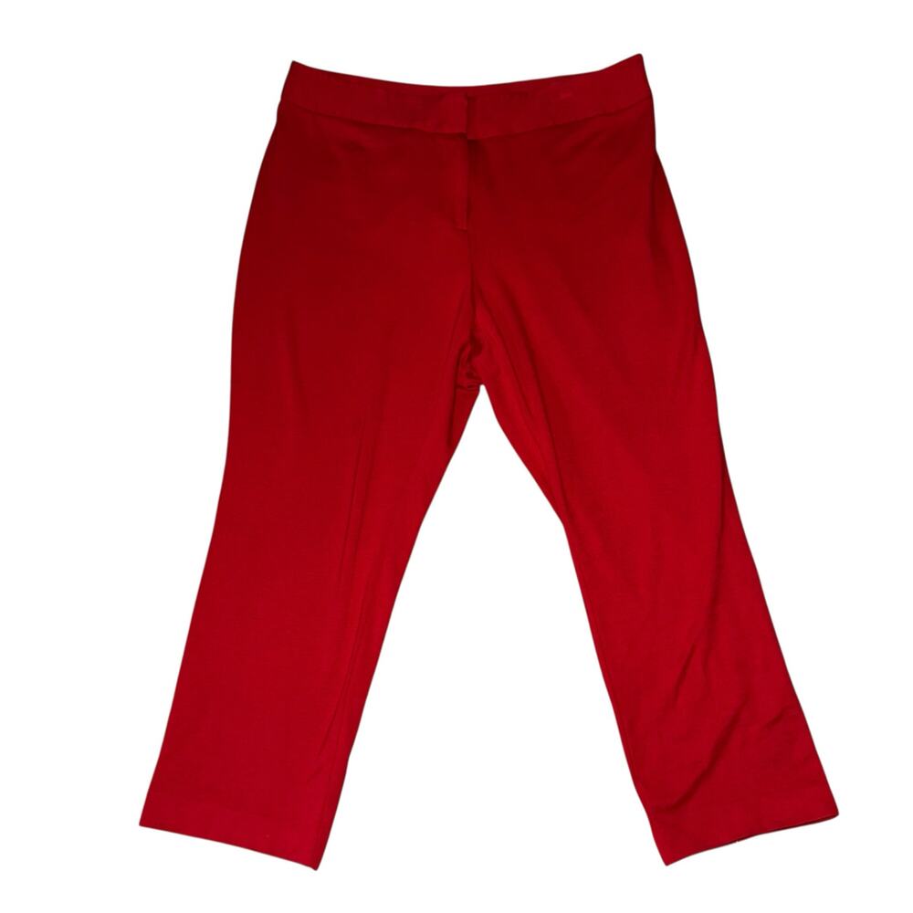 Vince Camuto Women’s Red Casual Preppy Ankle Pants – Plus Size 22W